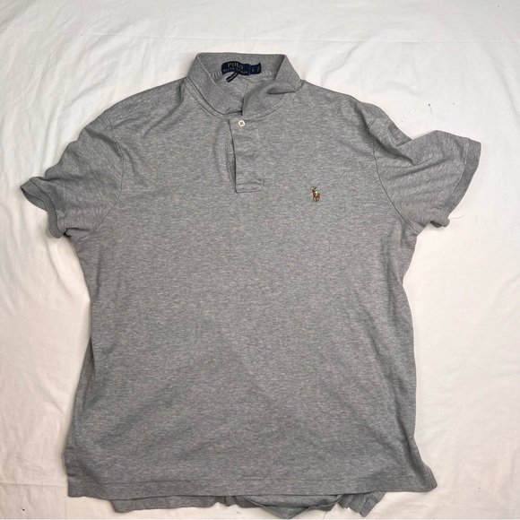 Polo Ralph Lauren LOT OF 5 Mens Large Shirt Long + Short Sleeve Crew Pony - Picture 12 of 16